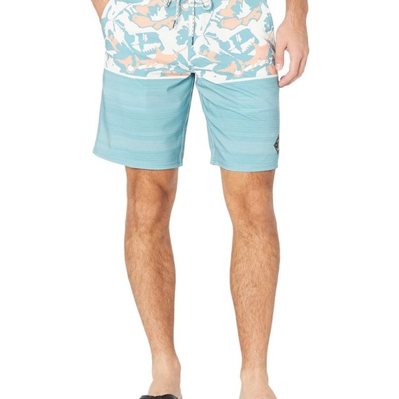 Mens Salty Crew Tandem Boardshort Stone size 40 Multi Color Swim Stone Surf - Picture 2 of 16